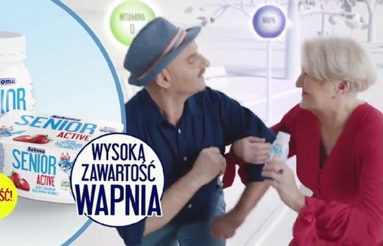 Musicalowy spot promuje jogurty Bakoma Senior Active (wideo)