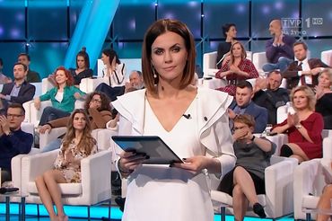 Sylwia Dekiert jako prowadząca „Wielki test” w TVP1