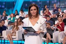 Sylwia Dekiert jako prowadząca „Wielki test” w TVP1