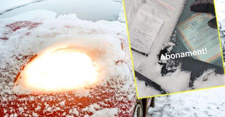 Za wycieraczką mandat, na szybie śnieg, a za nią... abonament. Urzędnicy mówią, że kontrolerzy nie są od odśnieżania