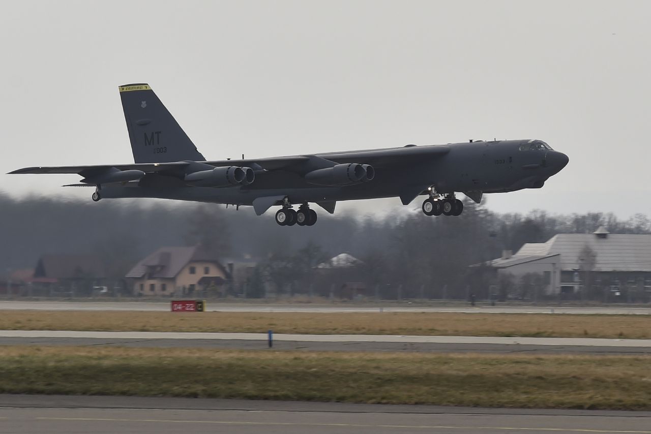 Boeing B-52 Stratofortress wylądował w Polsce