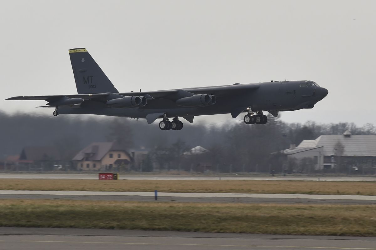 Boeing B-52 Stratofortress wylądował w Polsce