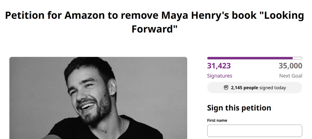 Petition of Liam Payne's fans