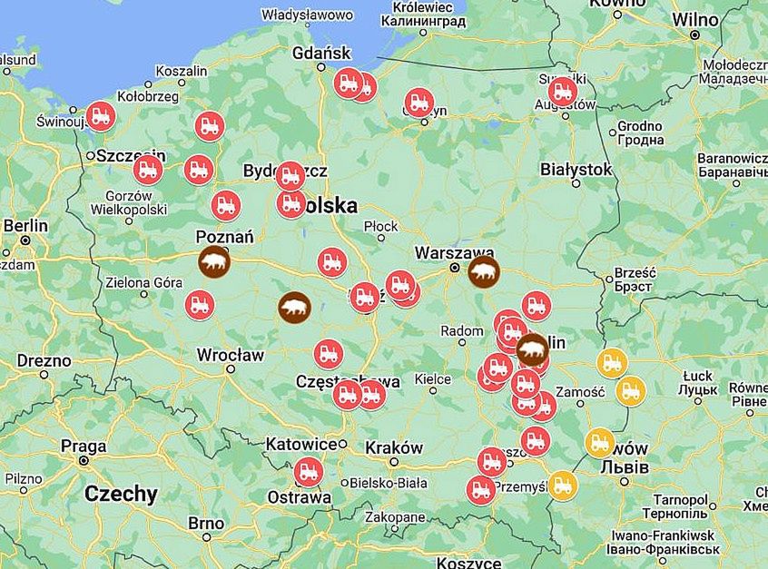 Protest rolników 20 lutego