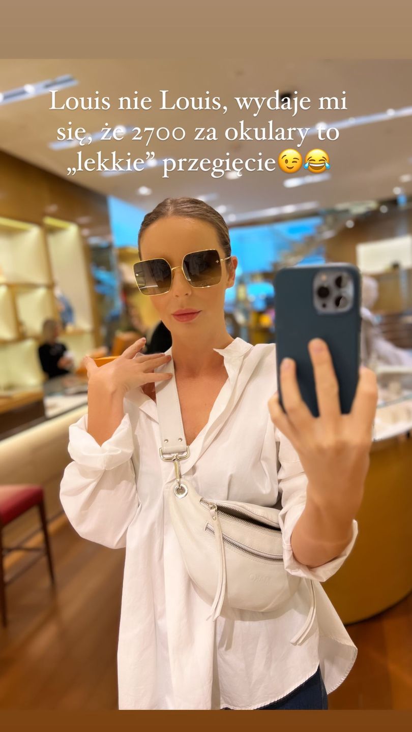 Agnieszka Włodarczyk obszernie zrelacjonowała wizyty w sklepach obuwniczych