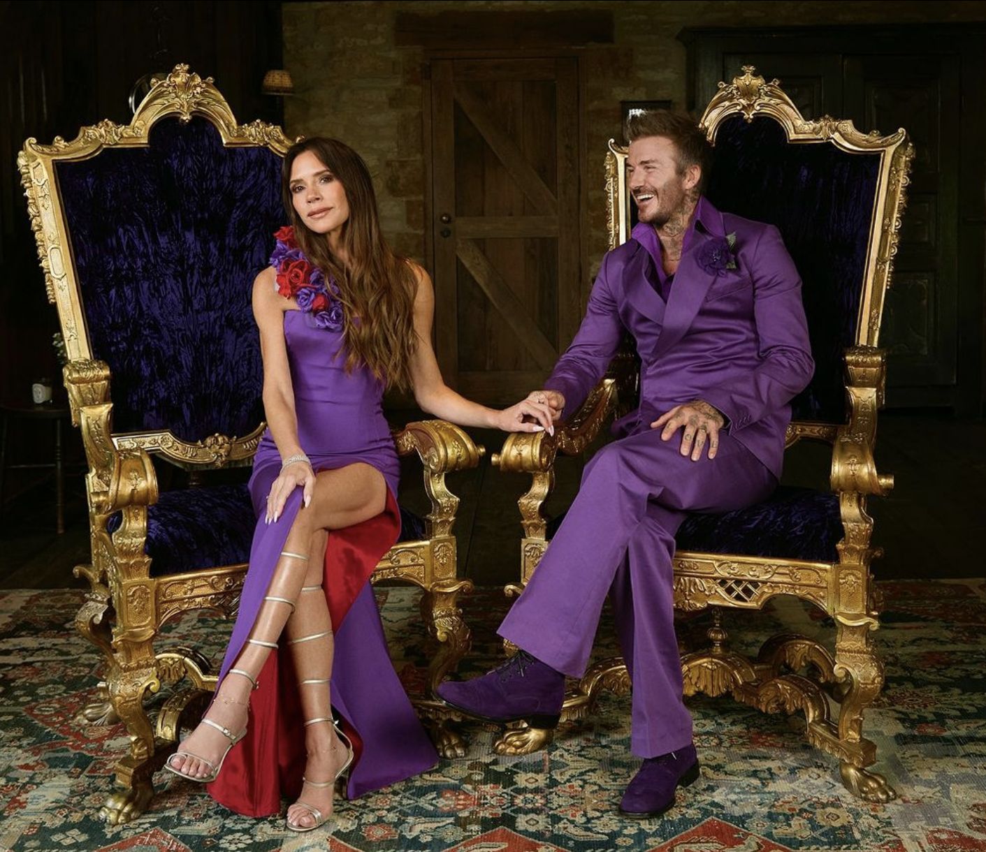 David i Victoria Beckhamowie świętują rocznicę ślubu