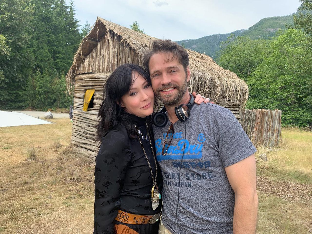 Shannen Doherty i Jason Priestley, rok 2019