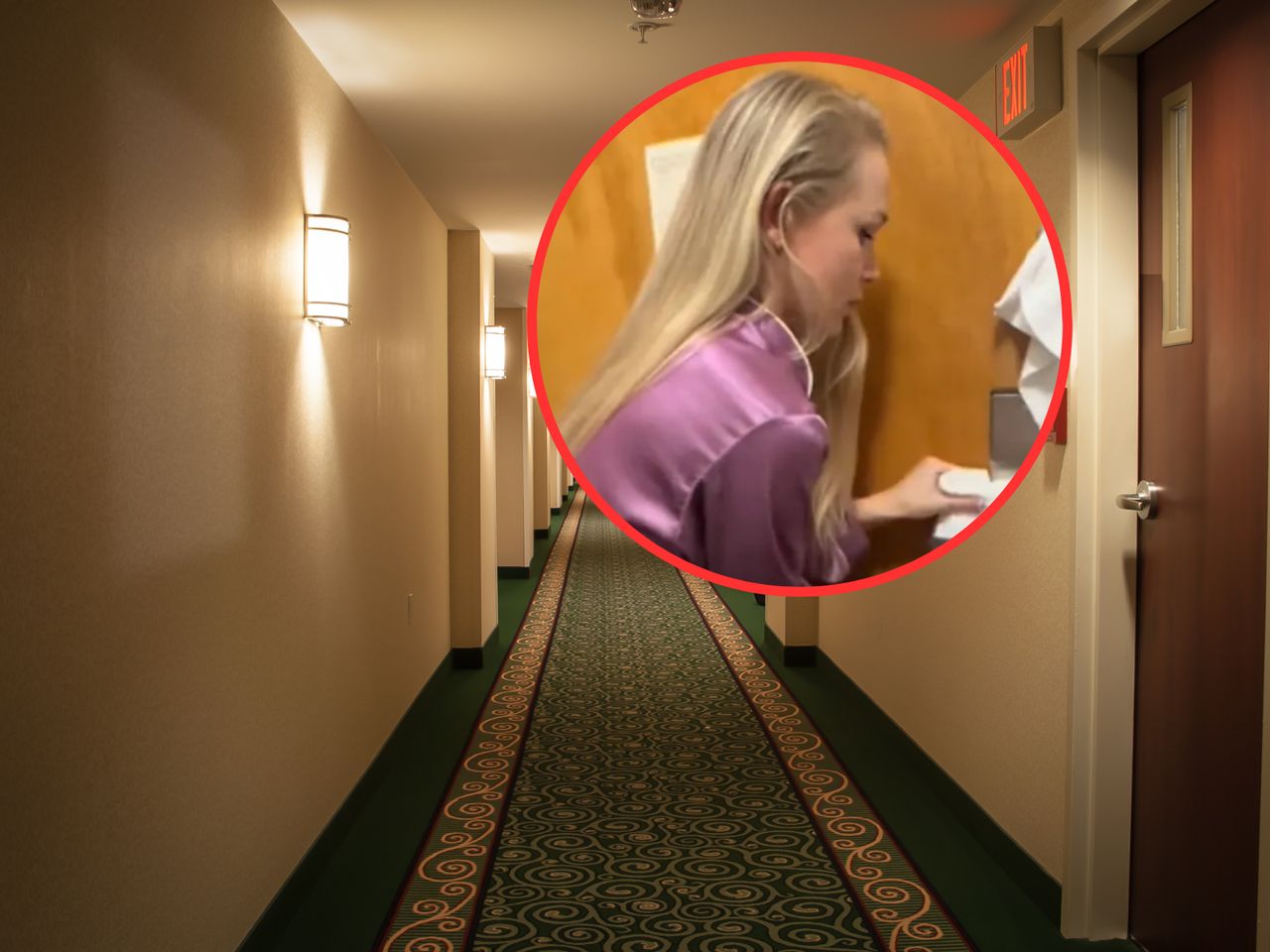 Pokazała, jak rygluje drzwi w hotelach. Internauci podzieleni
