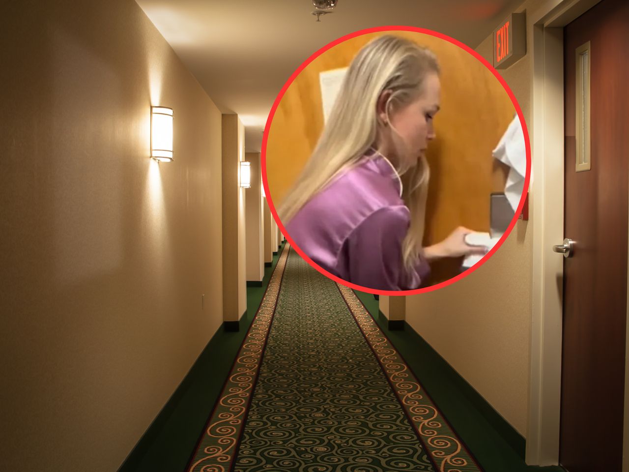 The TikToker showed a way to secure a hotel room door.