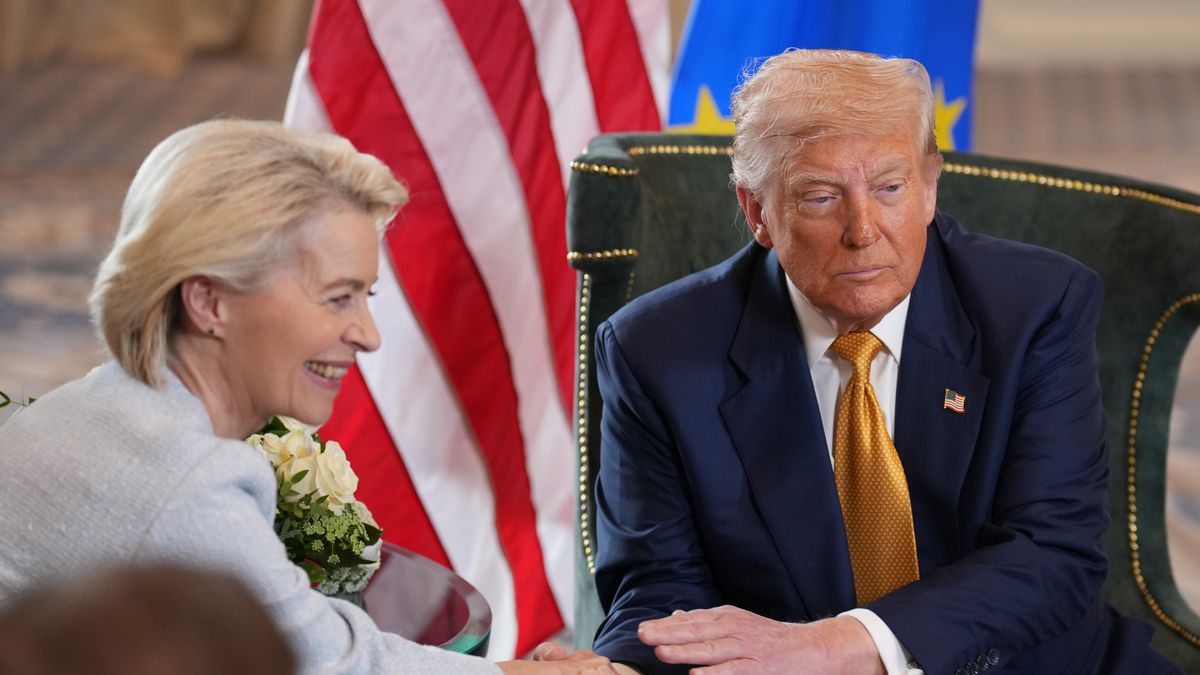 Ursula von der Leyen i Donald Trump podpisali porozumienie
