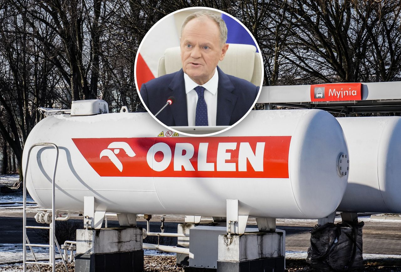 Tusk zapowiada interwencję ws. cen paliw. Akcje Orlenu runęły