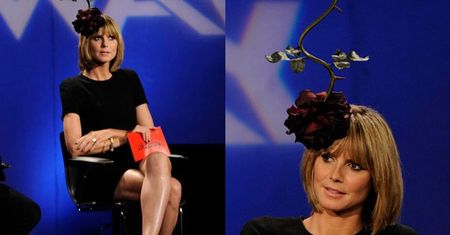 Heidi Klum w "kapeluszu" Pameli