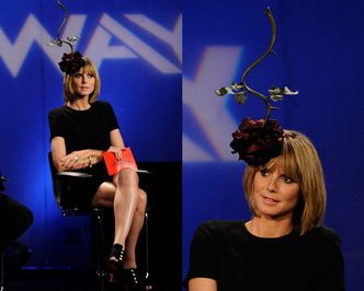 Heidi Klum w "kapeluszu" Pameli