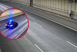 Zadzwonił z tunelu po podwózkę. Mężczyznę zabrała policja