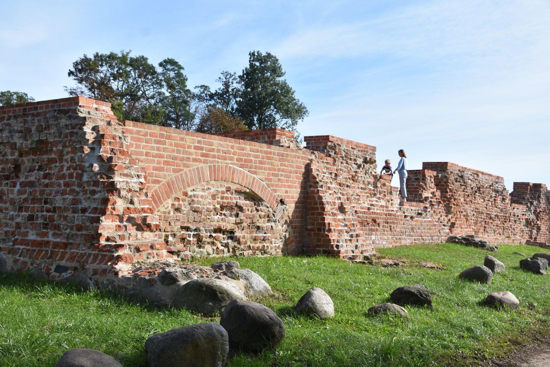 Ruiny zamku w Szubinie