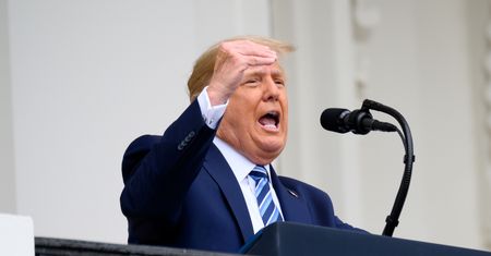 Donald Trump z pierwszym wystąpieniem publicznym po zakażeniu koronawirusem