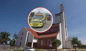 Sine usta, brak oddechu. Dramatyczne sceny w kościele