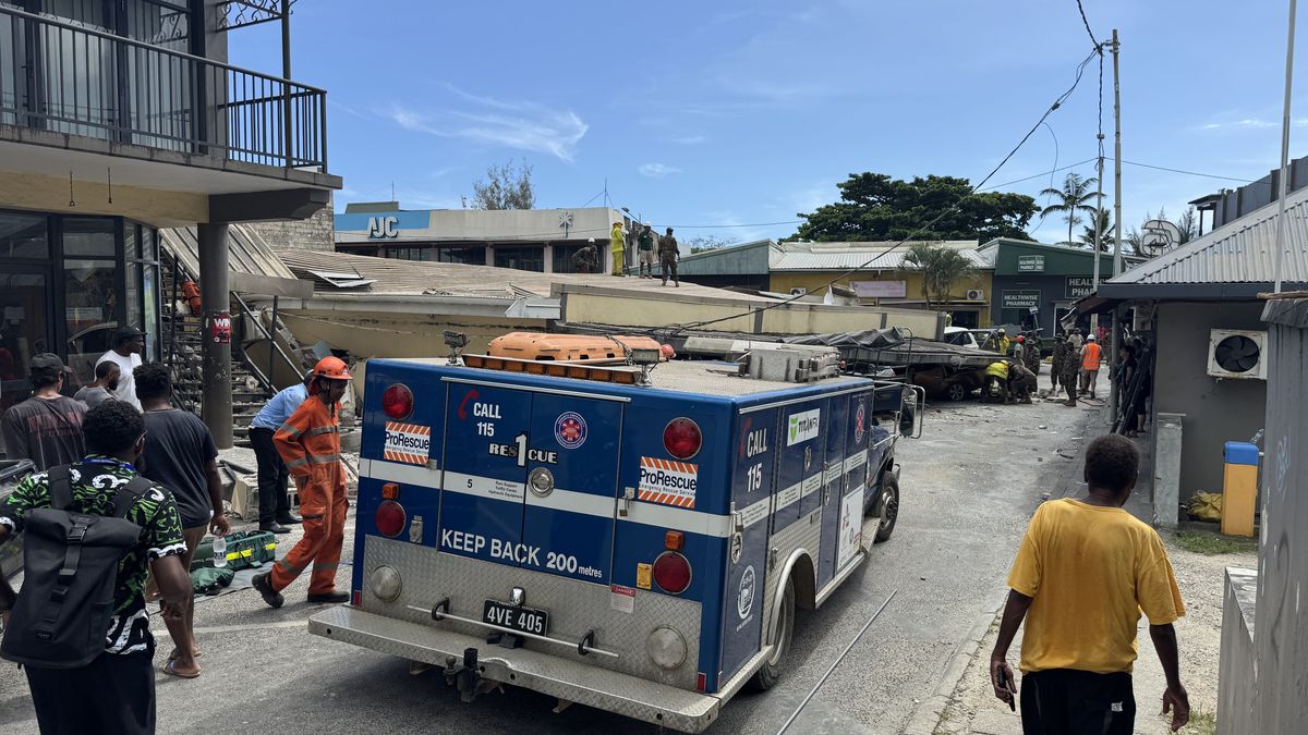 Search, rescue underway after 7.3-magnitude earthquake in Vanuatu kills at least 6
PORT VILA, VANUATU - DECEMBER 17: (----EDITORIAL USE ONLY  MANDATORY CREDIT - 'TIM CUTLER X ACCOUNT / HANDOUT' - NO MARKETING NO ADVERTISING CAMPAIGNS - DISTRIBUTED AS A SERVICE TO CLIENTS----) Search and rescue operations continue following a powerful 7.3-magnitude earthquake, which killed at least six people and caused extensive damage to buildings and infrastructure, in Port Vila, Vanuatu on December 17, 2024. (Photo by Tim Cutler X Account/Anadolu via Getty Images)
Anadolu
7.3-magnitude earthquake, damage, 7.3-magnitude, search
