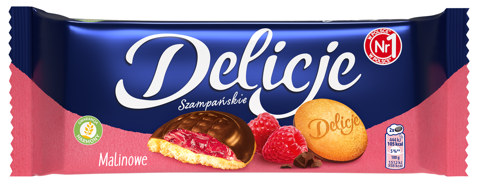 Delicje Szampańskie Malinowe, sugerowana cena detaliczna: 5,99 zł