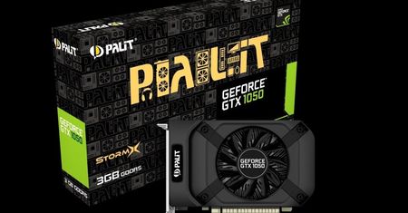 Palit GeForce GTX 1050 StormX z 3 GB pamięci VRAM