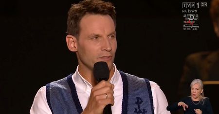 Piękny gest Tomasza Wolnego. Jego strój nie był przypadkowy