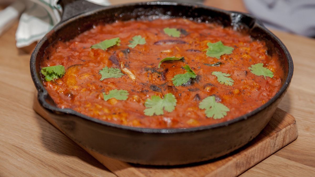 Pyszna zapiekanka w stylu prowansalskim