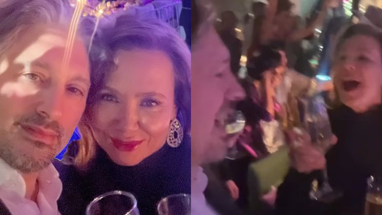 Kinga Rusin z Markiem Kujawą