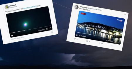 Meteor nad Norwegią. Przerażeni ludzie dzwonili na policję