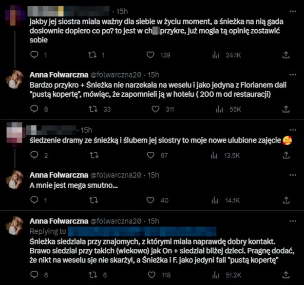 Internauci MIAŻDŻĄ tiktokerkę za publiczną krytykę wesela SIOSTRY! Panna młoda wyznała: "Jako jedyna dała pustą kopertę. PŁAKAŁAM"