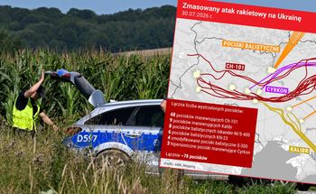 Setki kilometrów tras i 10-metrowy lej w Polsce. Tak wyglądał zmasowany atak Rosji