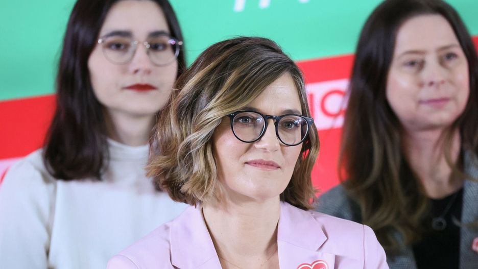 Konwencja wyborcza Lewicy w Warszawie. Magdalena Biejat