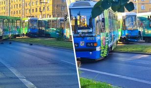 Fatalny wypadek we Wrocławiu. Wagon tramwajowy wyleciał na jezdnię