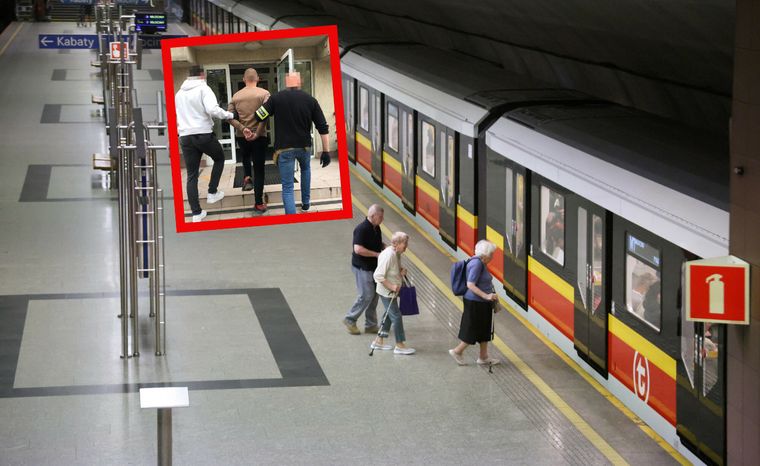 wiadomości,aktualności,WP Wiadomości Kolejny atak w metrze. Groził kobiecie i zaatakował pasażera