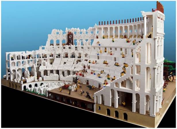 Wspaniałe Koloseum z 200 tys. klocków Lego. Kto pobije kolejny rekord? 12