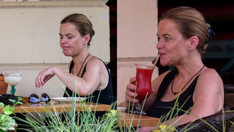 Monika Richardson z córką na mieście