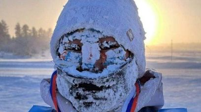 Maraton w -52 stopniach. Bieg na Syberii wygrał student