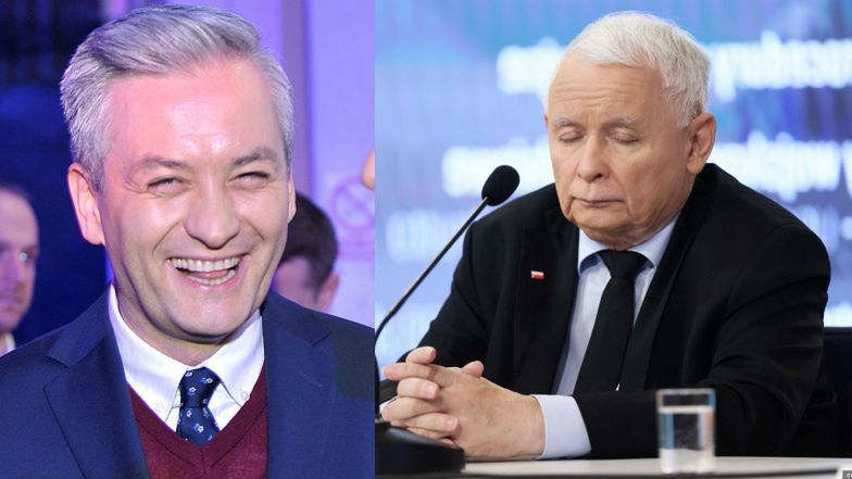 Robert Biedroń śmieszkuje z Jarosława Kaczyńskiego, który... ZASNĄŁ na konferencji: "Kiedy śpisz z Mariuszem i to on jest tym aktywnym"