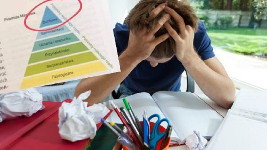 Duchowość w podręczniku do WOS-u dla najmłodszych. Piramida potrzeb zmieniła swój wygląd?