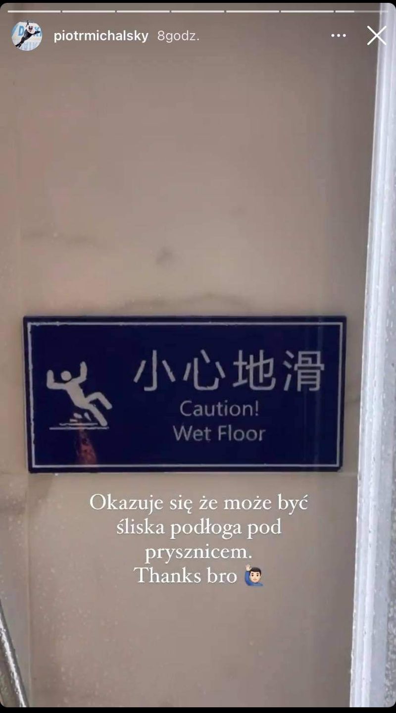 Piotr Michalski - insta story