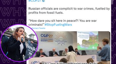 Młode Polki i Ukrainki przerwały wystąpienie Rosji na COP27
