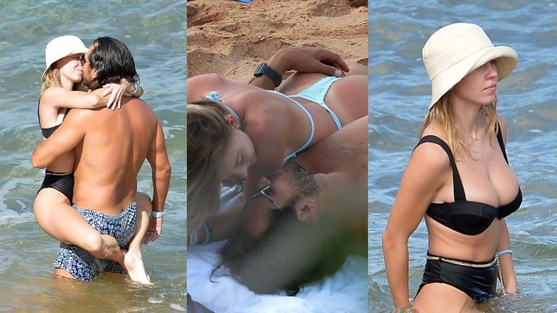 Sydney Sweeney obłapia się na plaży z chłopakiem