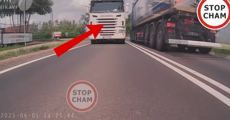 Kierowcy musieli uciekać. Co on zrobił? Skandal na drodze