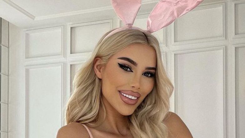 Entuzjastka poprawiania urody Wiktoria Sypucińska składa życzenia świąteczne w stroju SEKSOWNEGO ZAJĄCZKA. Fan: "Ideał kobiety" (FOTO)