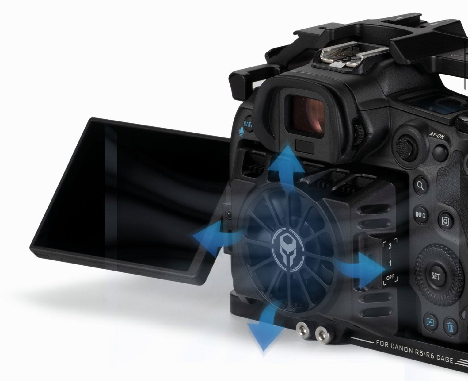Canon EOS R5 się przegrzewa? Możesz zainstalować taki wentylator i po sprawie 3