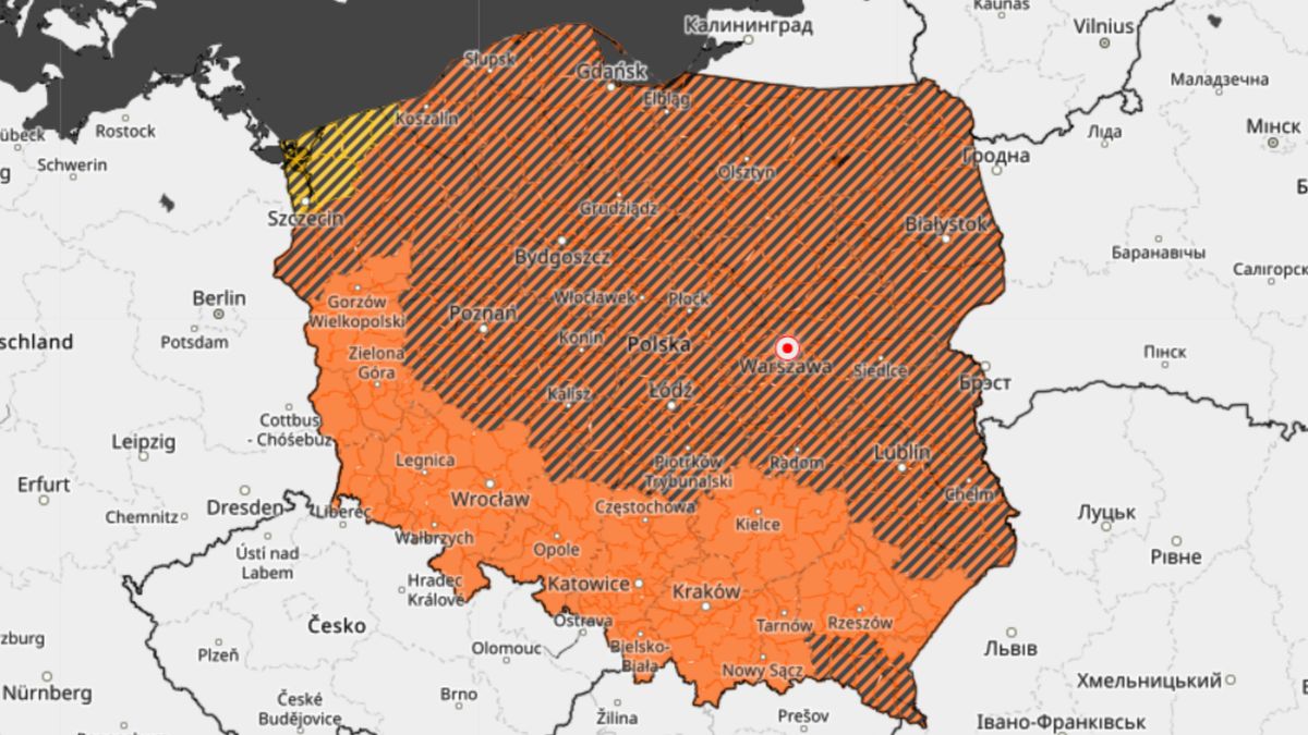 Ostrzeżenia IMGW dla całej Polski