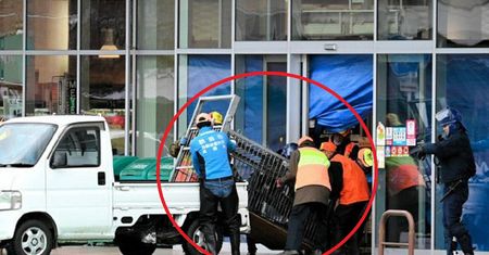 Niedźwiedź zaatakował w markecie. Splądrował dział mięsny
