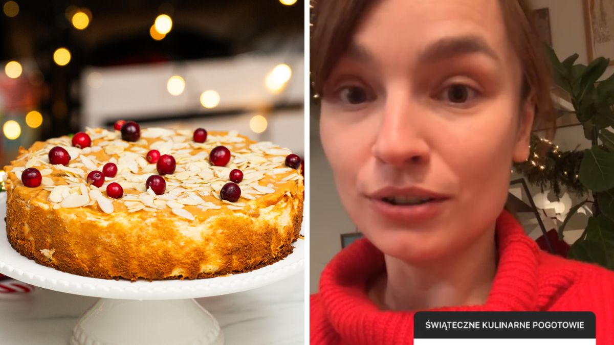 Ania Starmach tłumaczy, dlaczego sernik opada i pęka