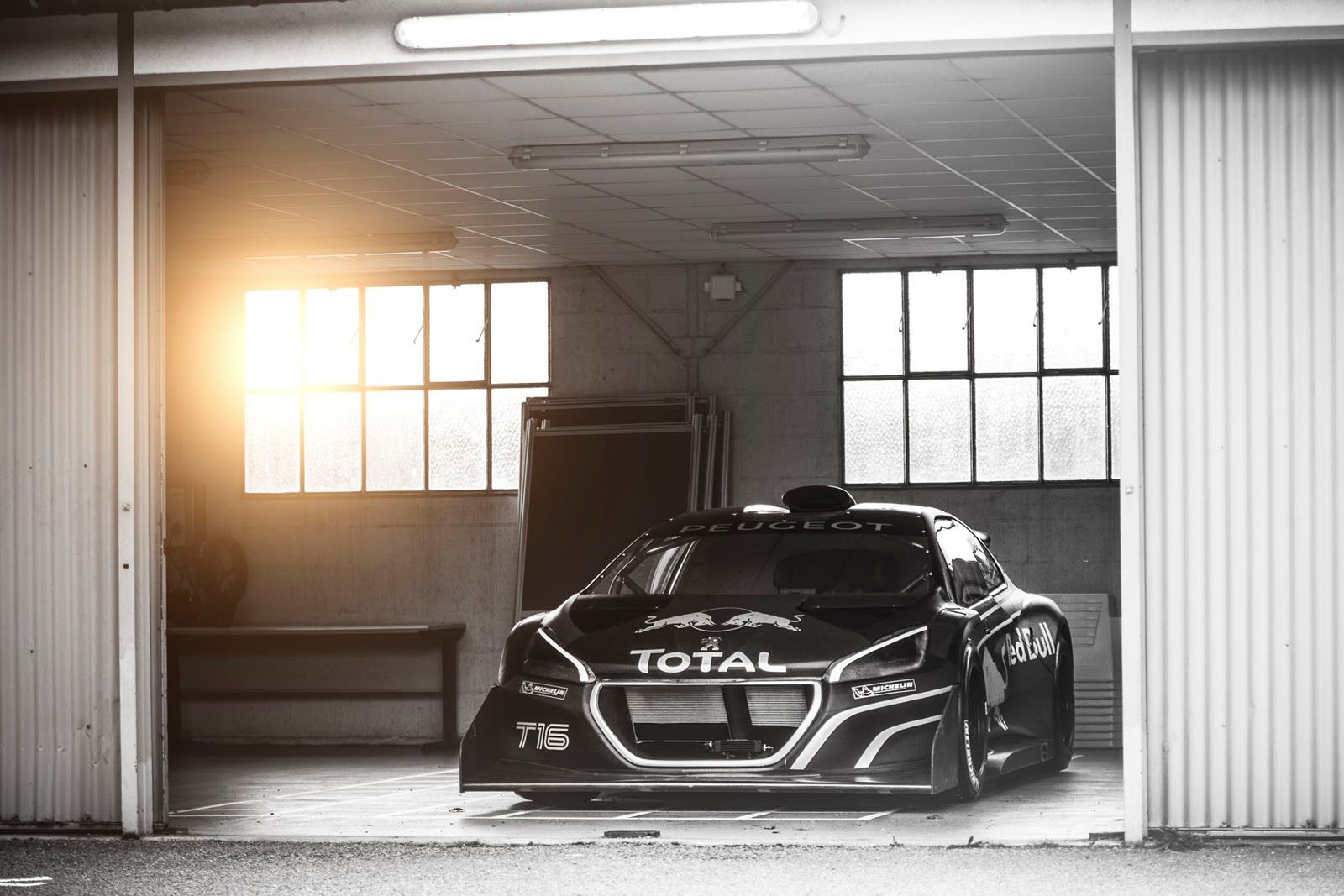 The Peugeot 208T16 for the first test track at the Peugeot test center in La FertÄÂ©-Vidame, France, on April 18th, 2013  // Flavien Duhamel/Red Bull Content Pool // P-20130422-00379 // Usage for editorial use only // Please go to www.redbullcontentpool.com for further information. //