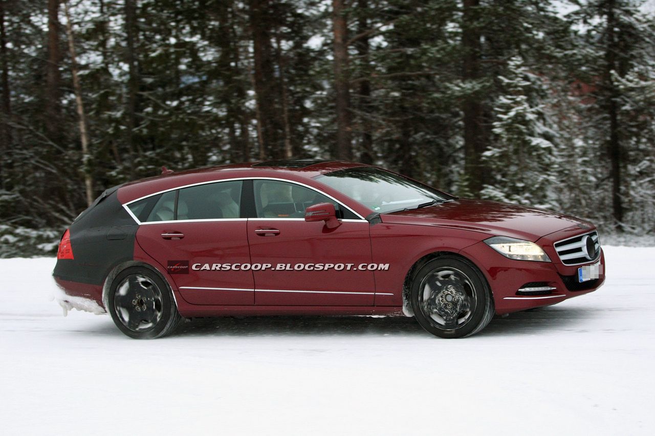 Mercedes CLS Shooting Brake wyszpiegowany po raz kolejny [wideo]