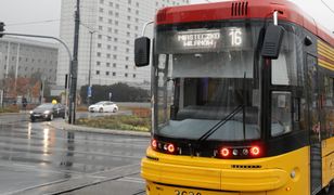 Wypadek na nowej linii tramwajowej w Warszawie do Wilanowa